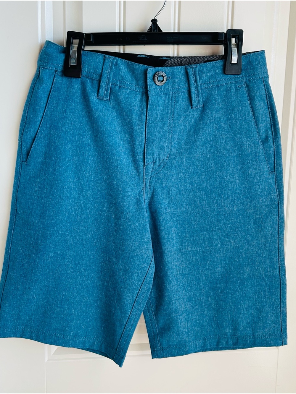 Volcom Teal-Blue Kids' Casual Shorts